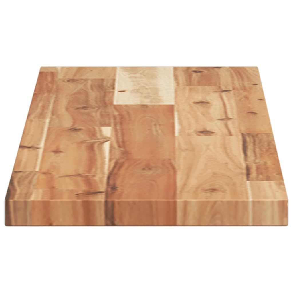 bordplade 100x20x2 cm rektangulær massivt akacietræ