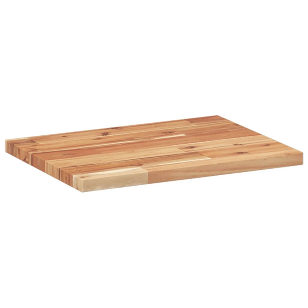 bordplade 40x30x2 cm rektangulær massivt akacietræ