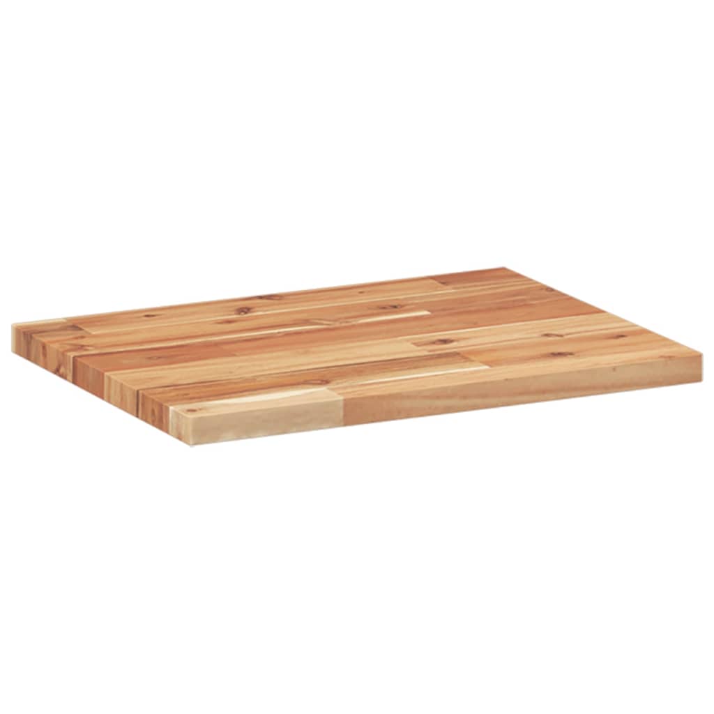 bordplade 40x30x2 cm rektangulær massivt akacietræ