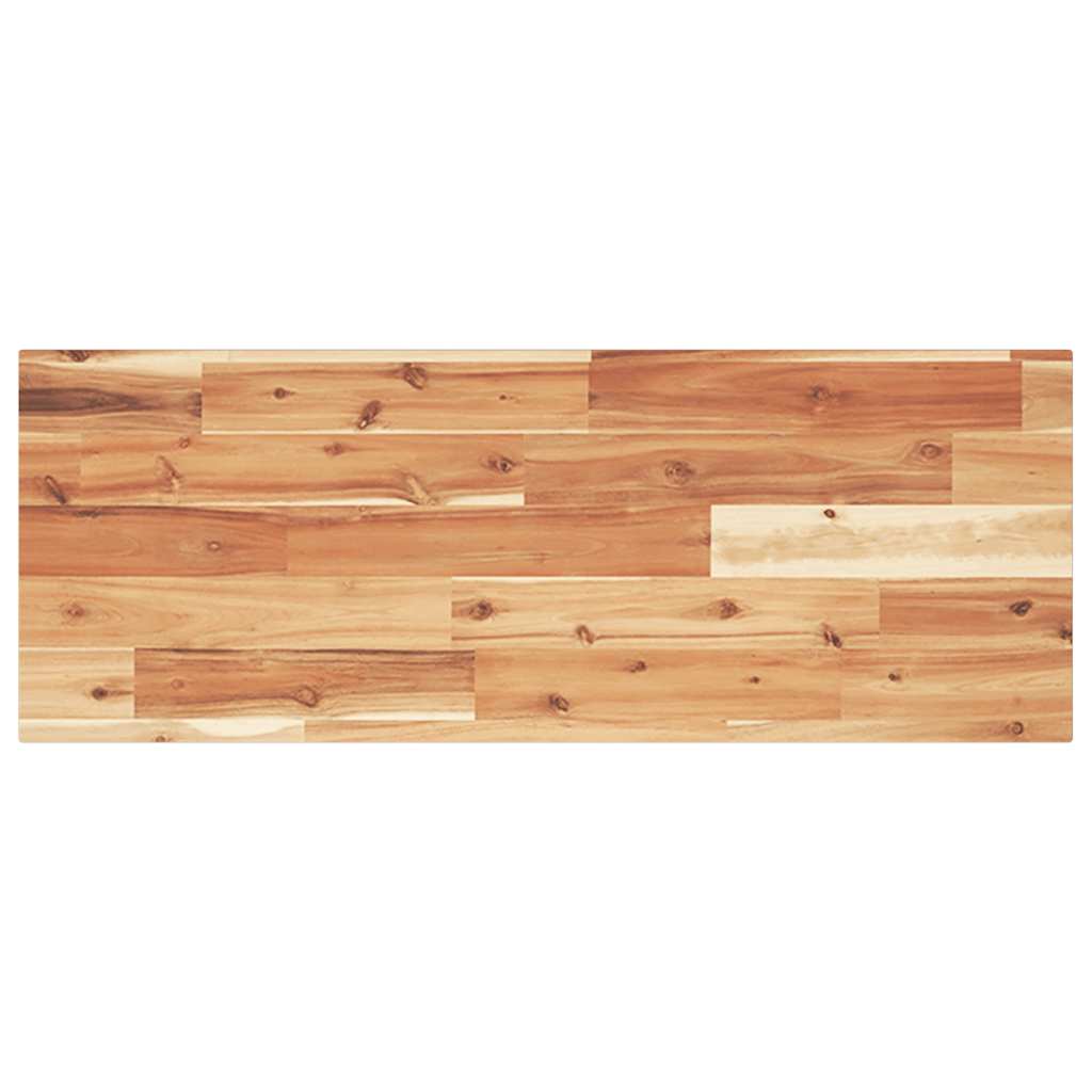 bordplade 80x30x2 cm rektangulær massivt akacietræ