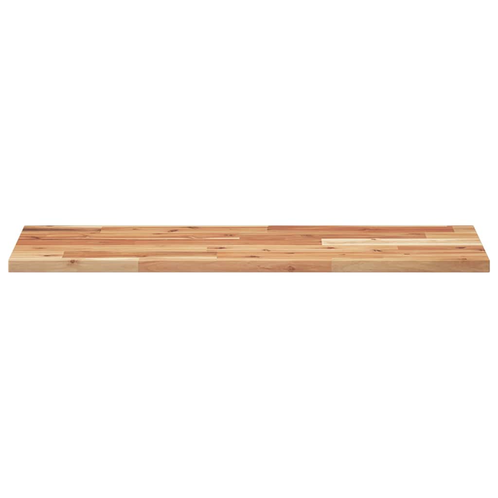 bordplade 80x30x2 cm rektangulær massivt akacietræ