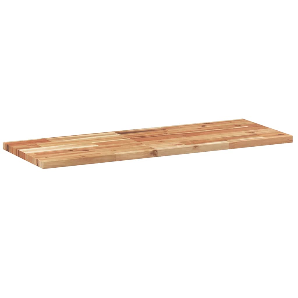 bordplade 80x30x2 cm rektangulær massivt akacietræ