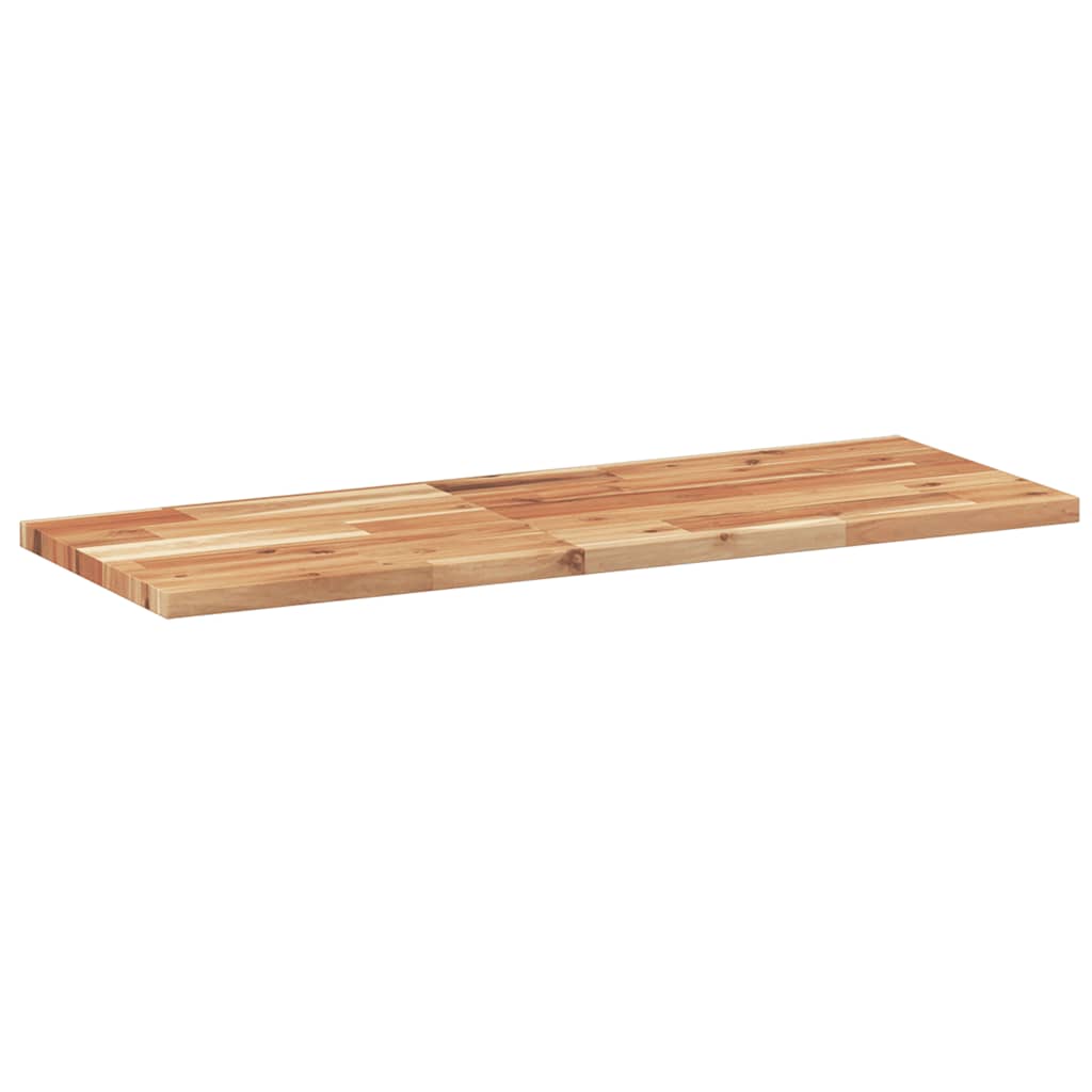 bordplade 80x30x2 cm rektangulær massivt akacietræ
