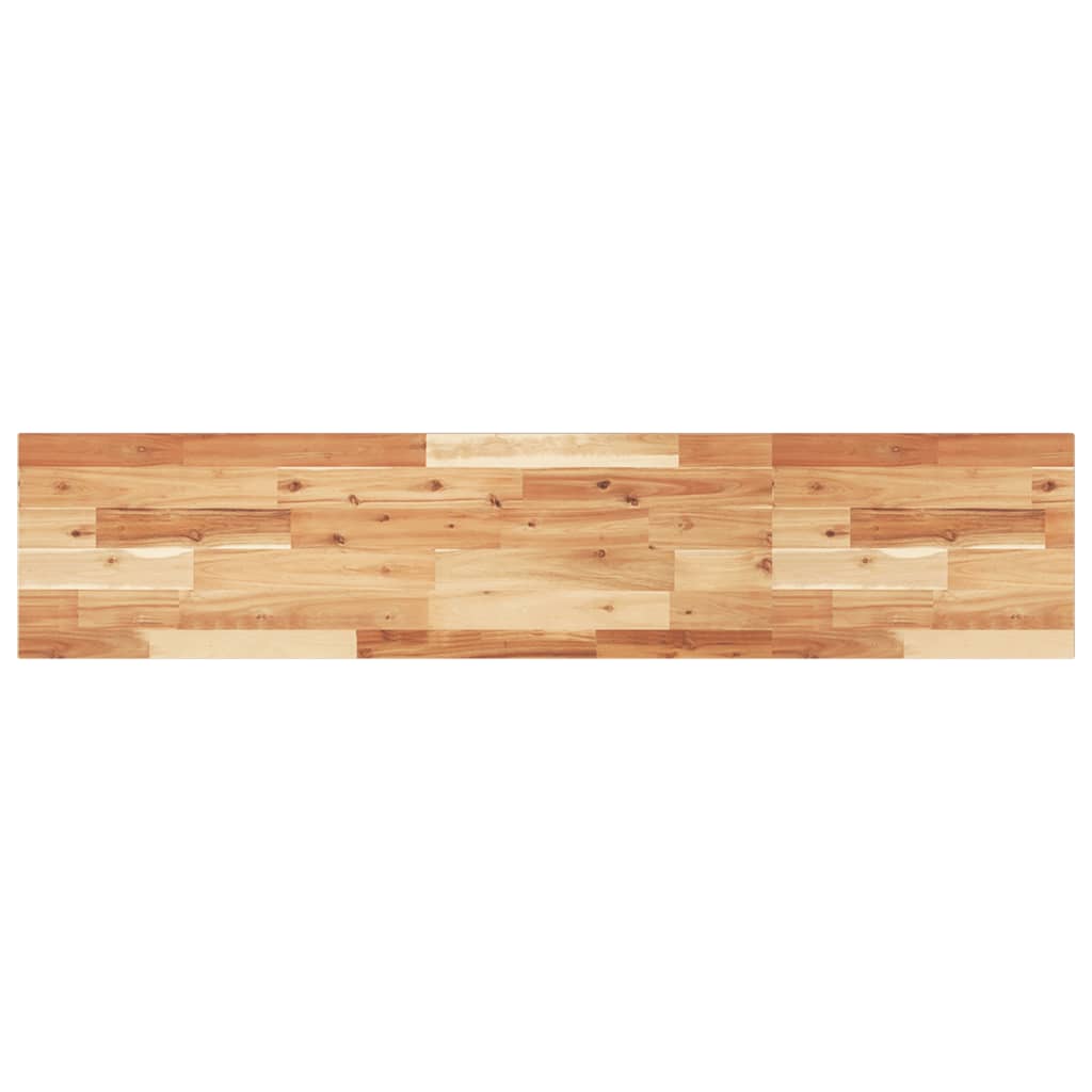 bordplade 140x30x2 cm rektangulær massivt akacietræ