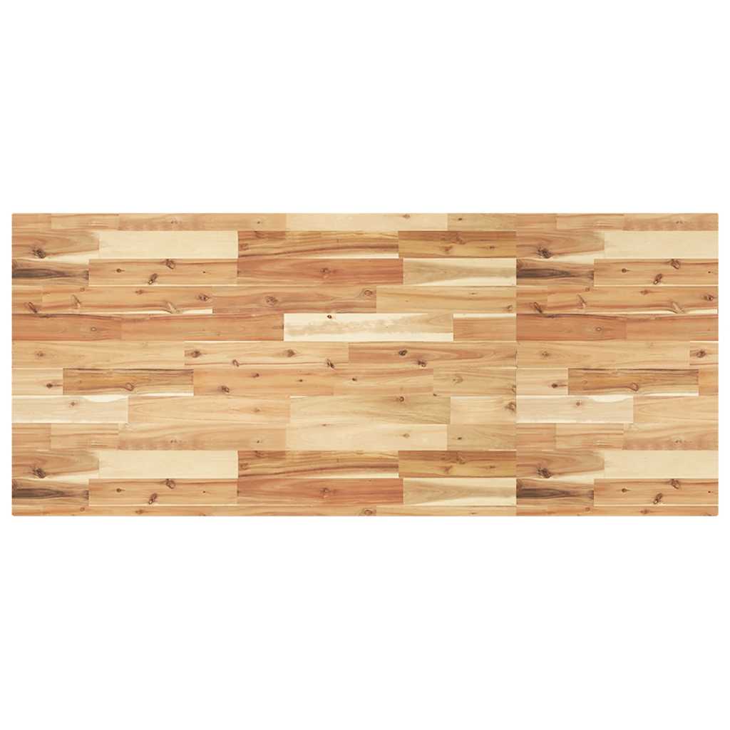 bordplade 140x60x4 cm rektangulær massivt akacietræ