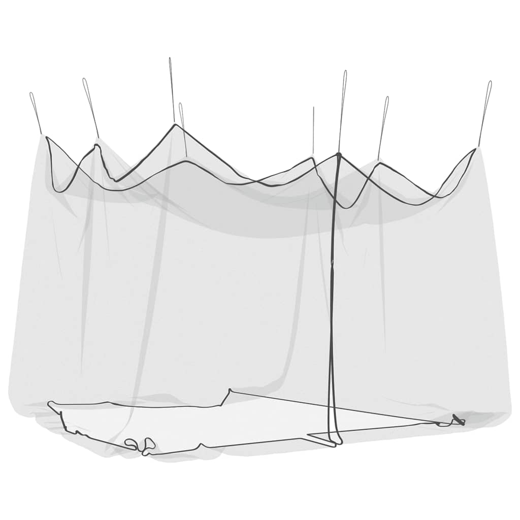 myggenet til udendørs brug 220 mesh sort 300x300x250 cm