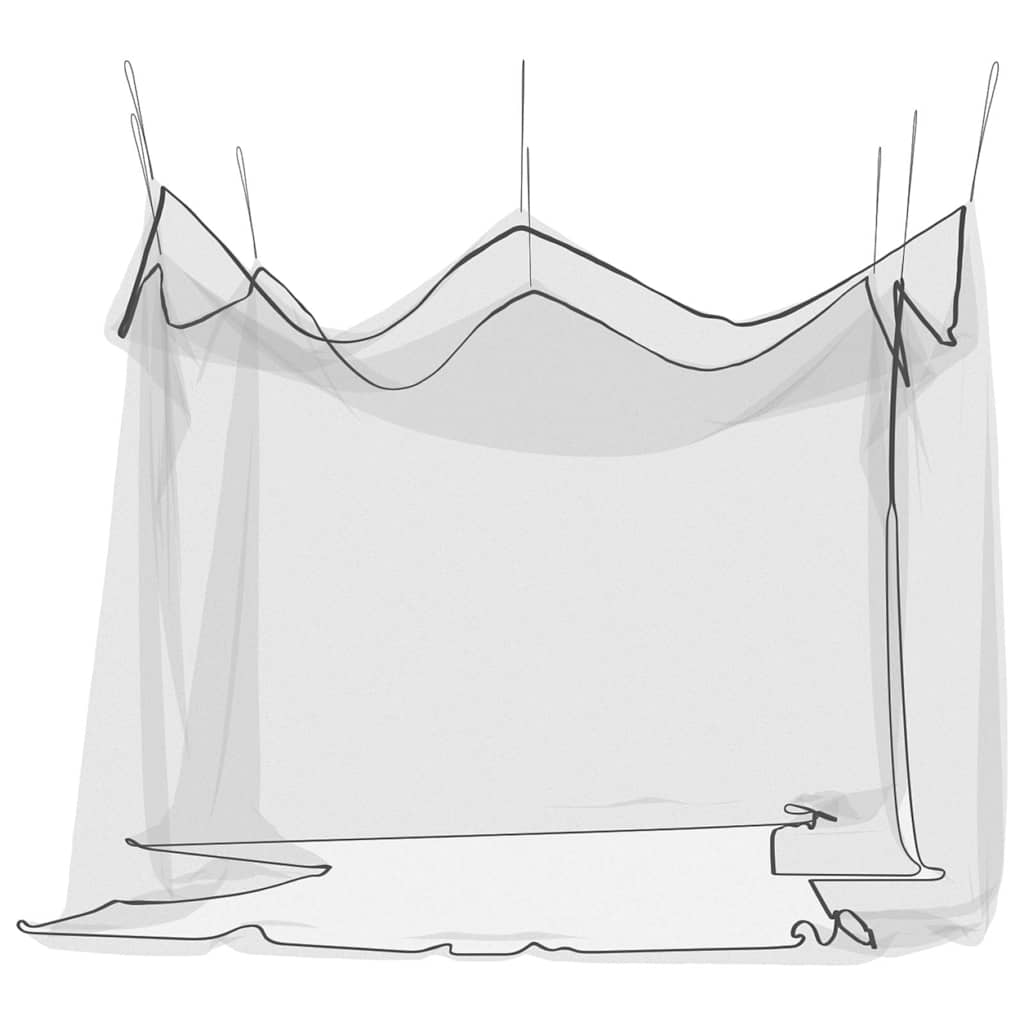 myggenet til udendørs brug 220 mesh sort 300x300x250 cm