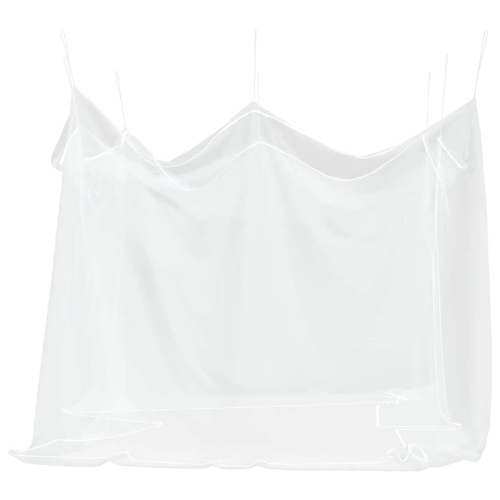 myggenet til udendørs brug 220 mesh hvid 300x300x250 cm