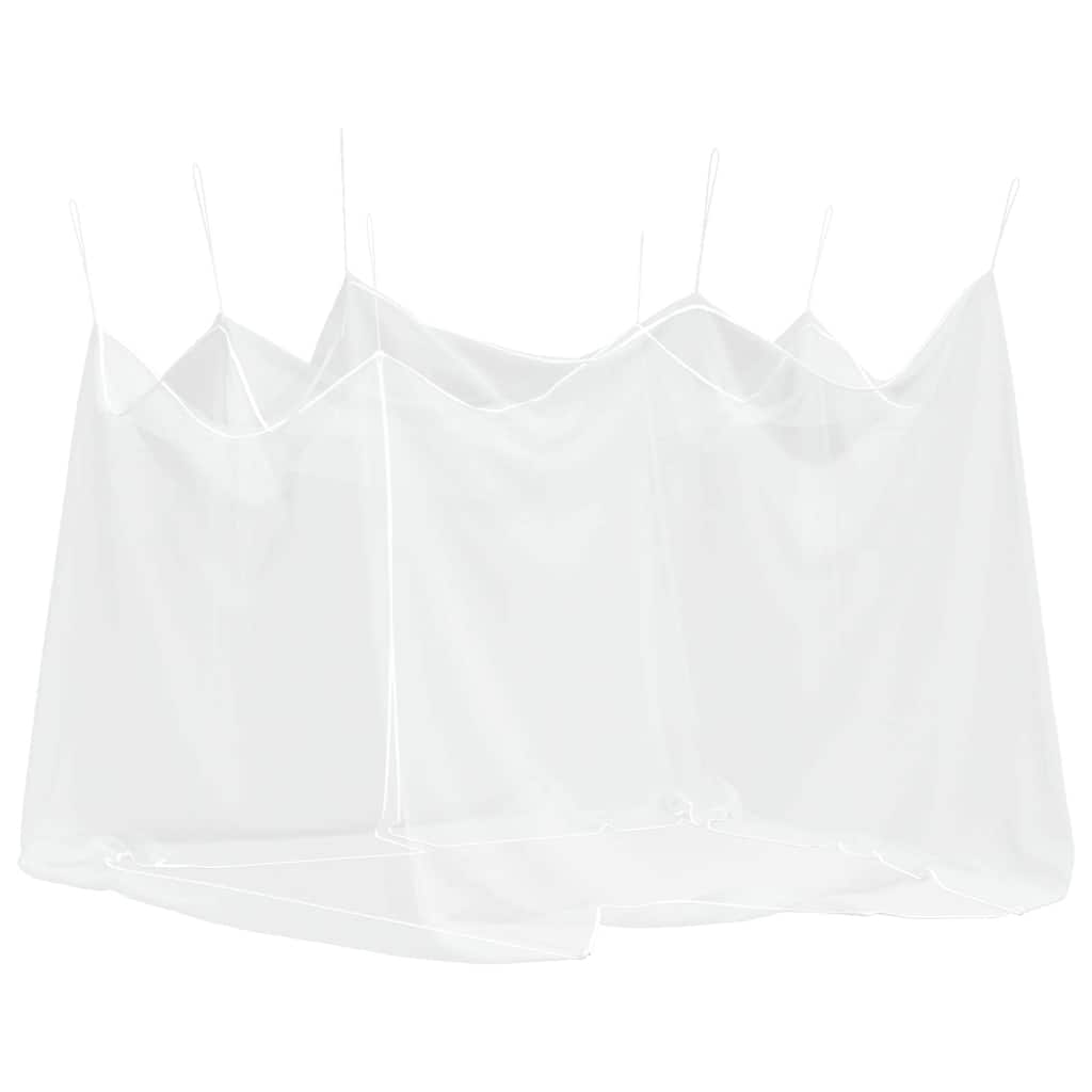 myggenet til udendørs brug 220 mesh hvid 300x300x250 cm