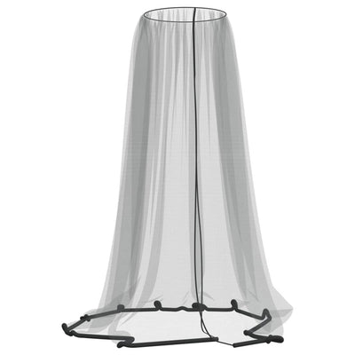 myggenet til parasol 220 Φ300x230 cm trådnet sort