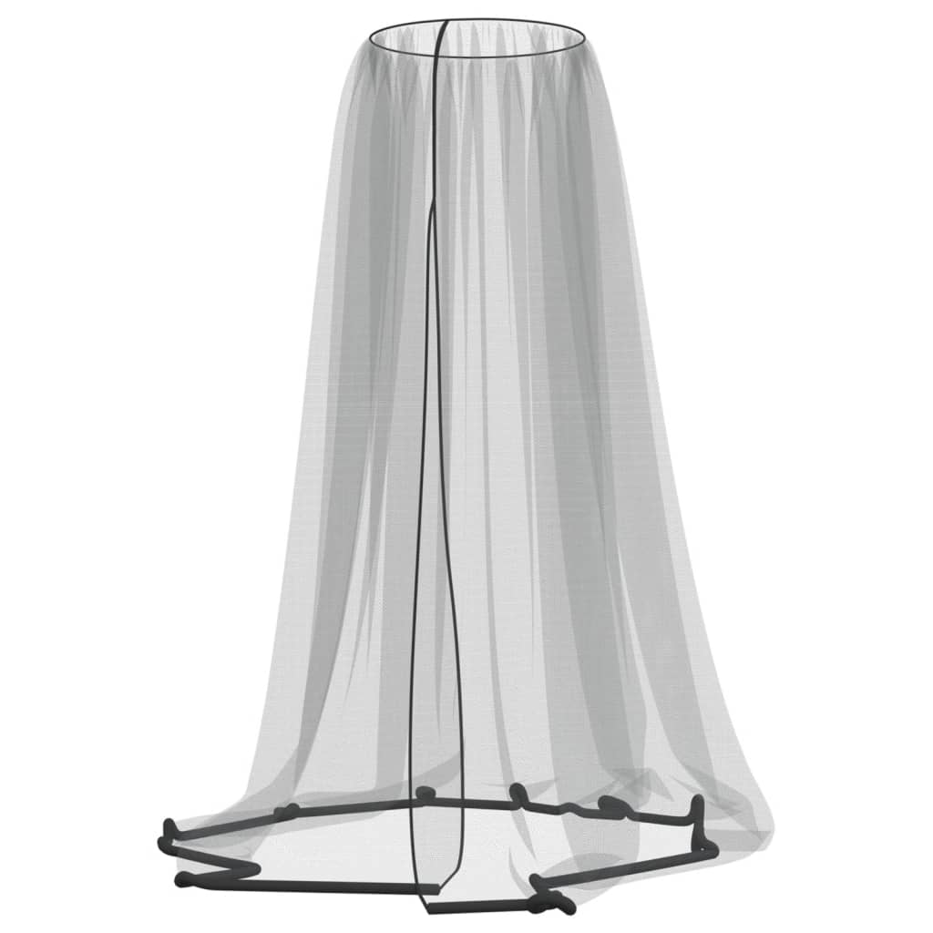 myggenet til parasol 220 Φ300x230 cm trådnet sort
