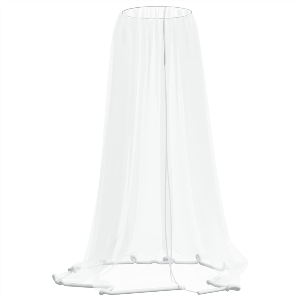 myggenet til parasol Φ300x230 cm trådnet hvid