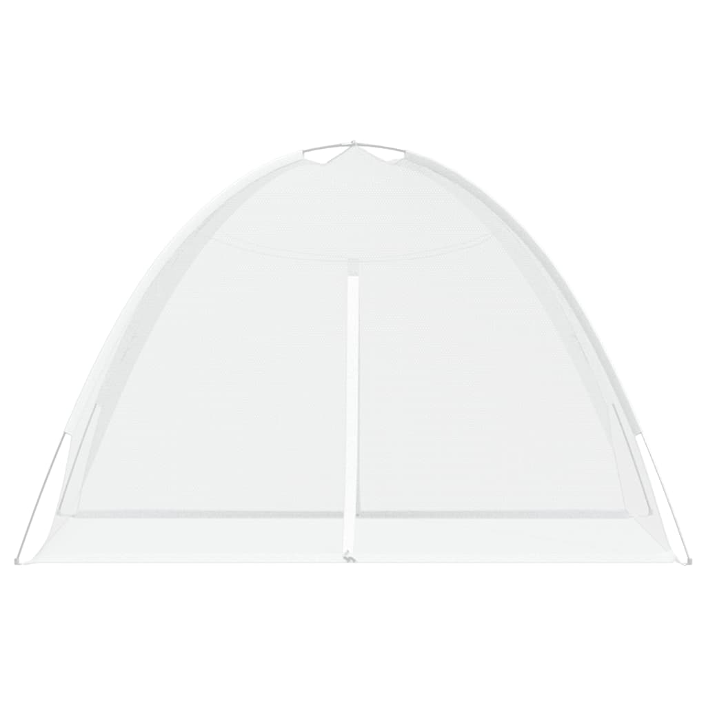 myggenet med døre 200x120x130 cm trådnet hvid