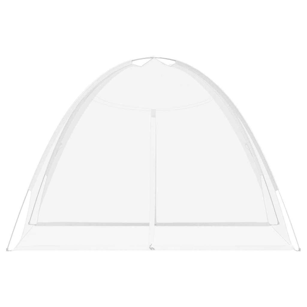 myggenet med døre 200x150x140 cm trådnet hvid