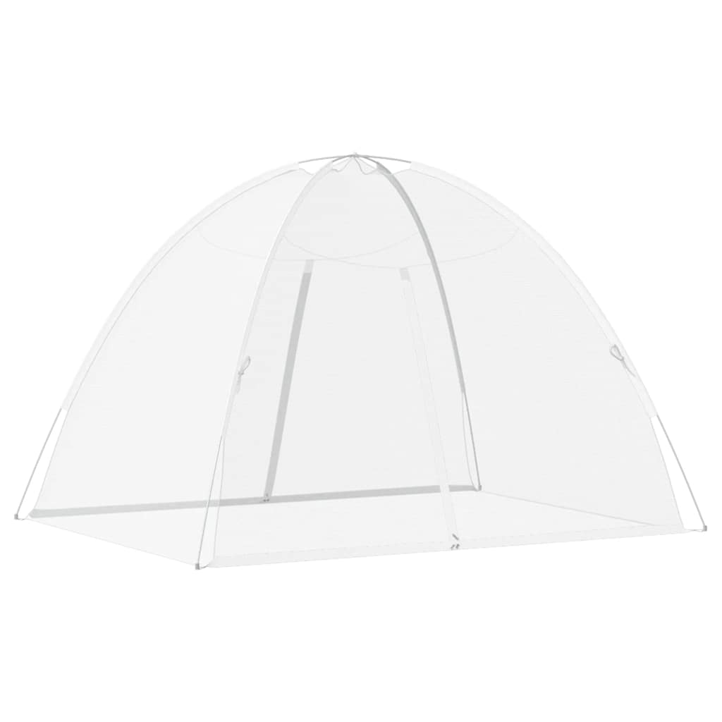 myggenet med døre 200x150x140 cm trådnet hvid