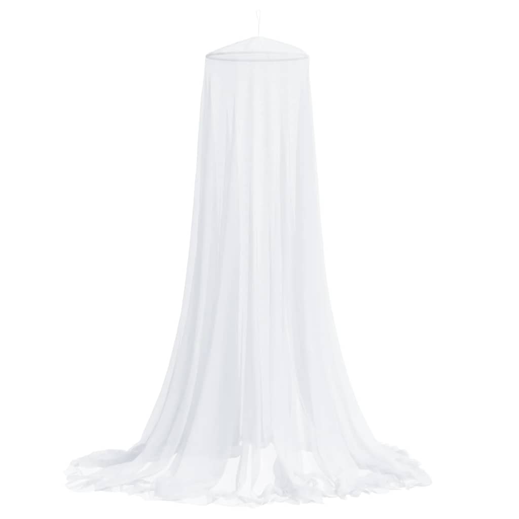myggenet til seng 56x56x220 cm trådnet hvid