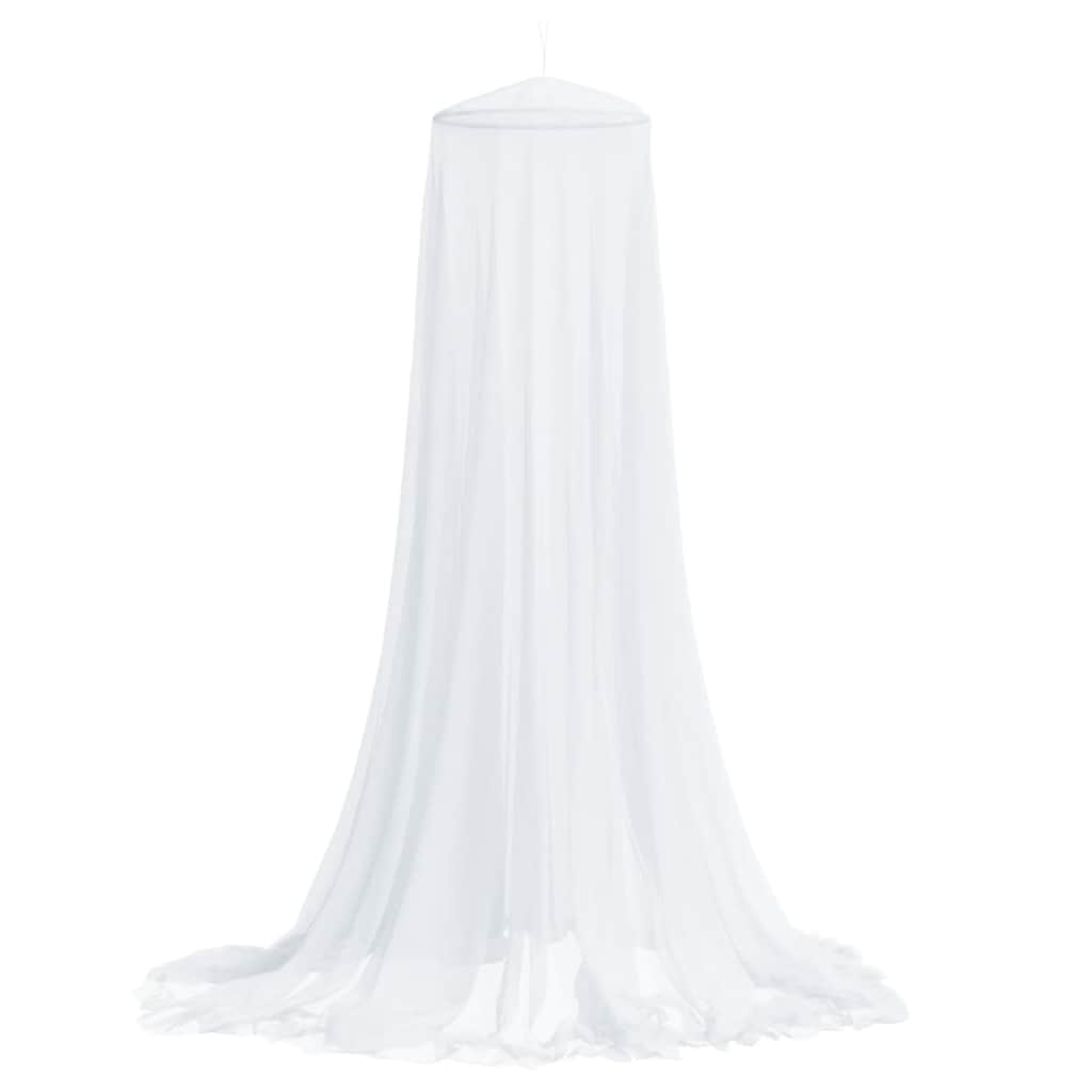 myggenet til seng 56x56x220 cm trådnet hvid