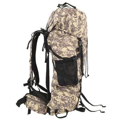 vandretaske 60 l camouflage oxfordstof brun