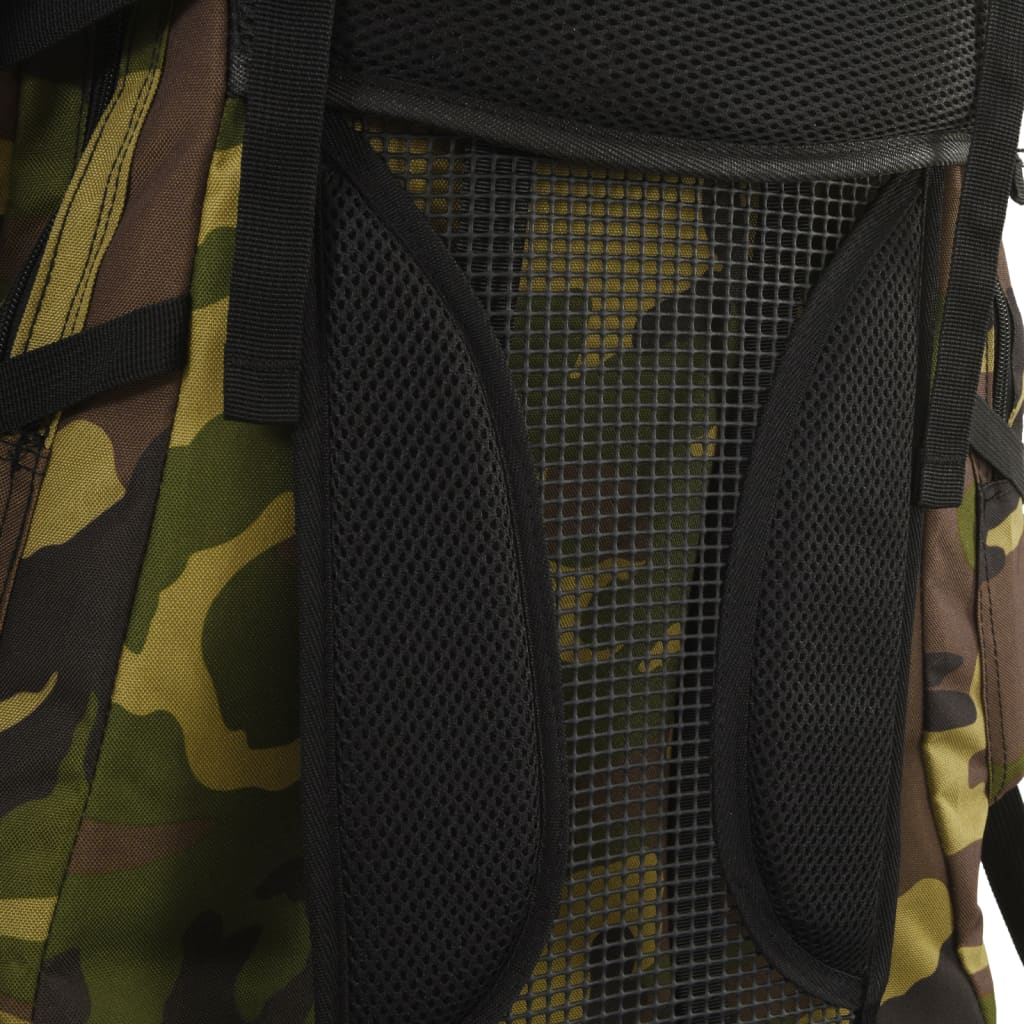 vandretaske 80 l camouflage oxfordstof grøn
