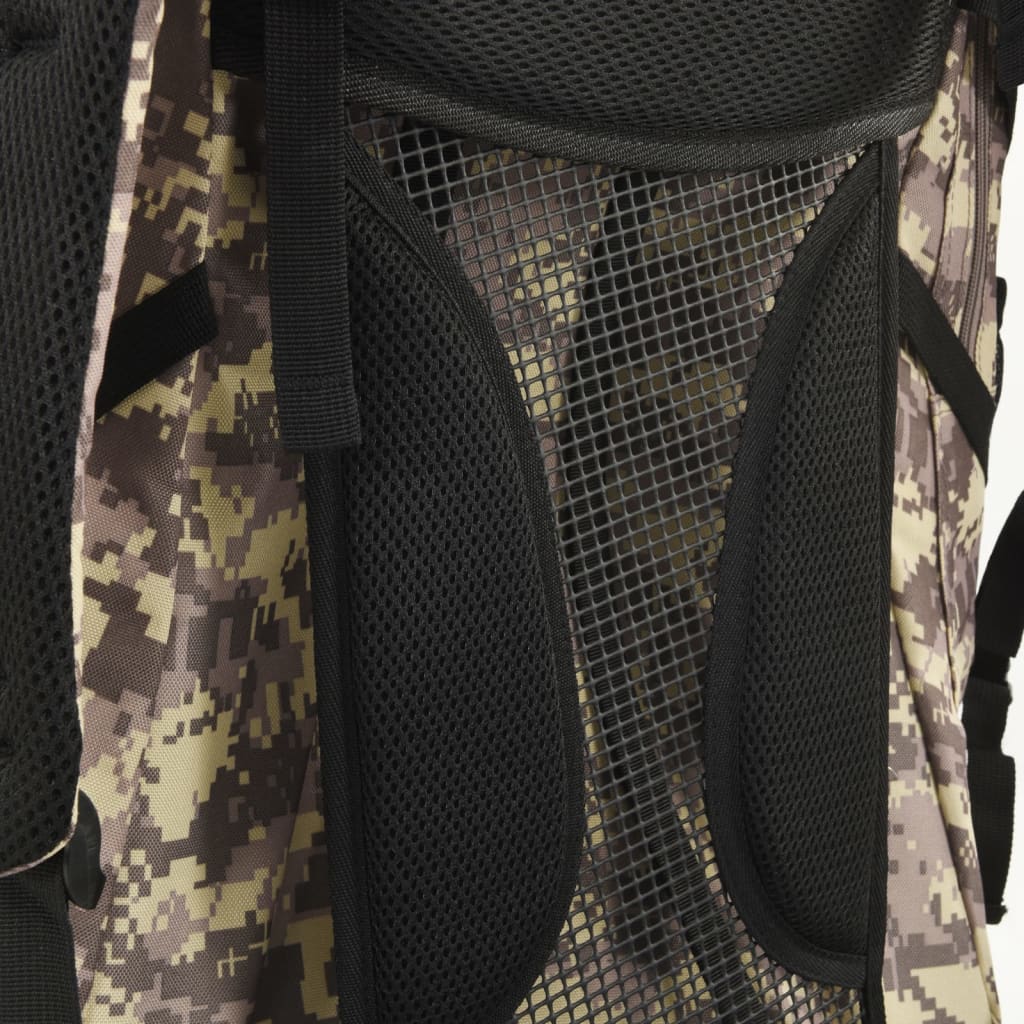 vandretaske 80 l camouflage oxfordstof brun