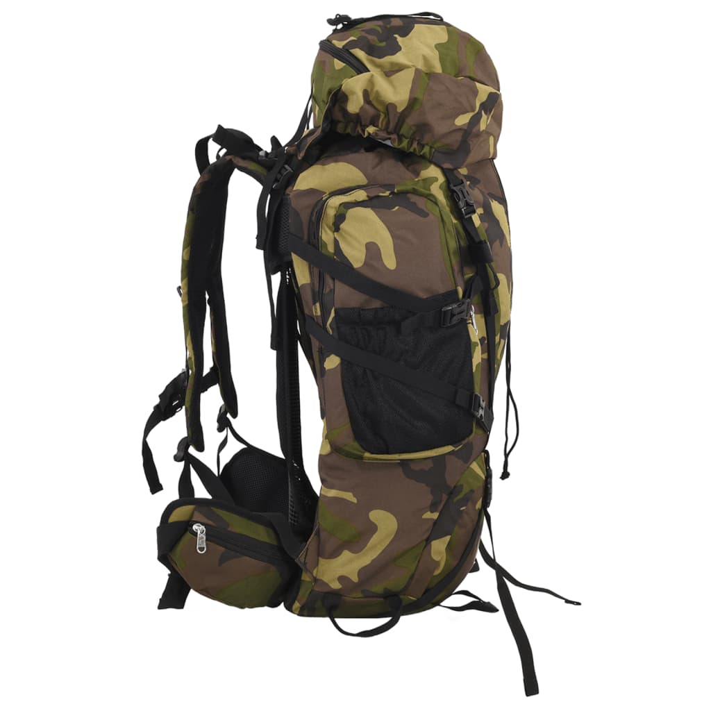 vandretaske 100 l camouflage oxfordstof grøn