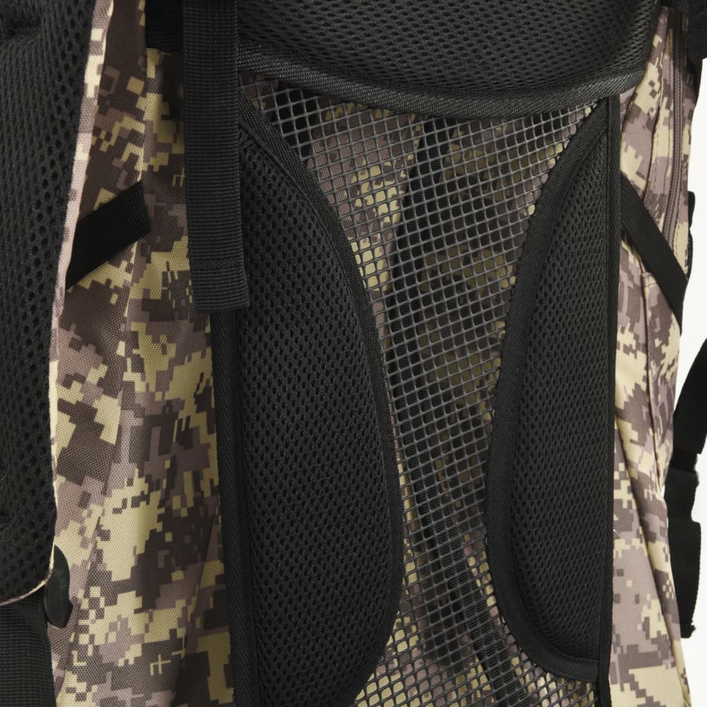 vandretaske 100 l camouflage oxfordstof brun