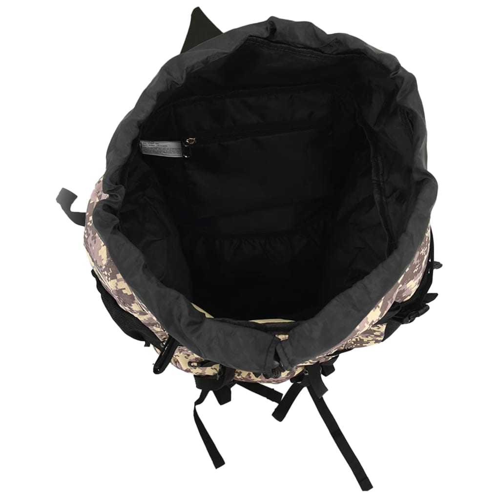 vandretaske 100 l camouflage oxfordstof brun