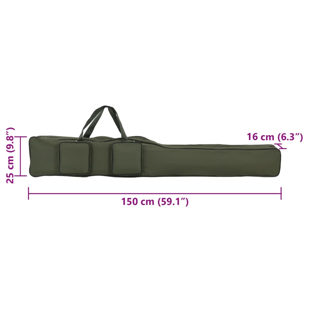 stangtaske 150 cm oxfordstof mørkegrøn