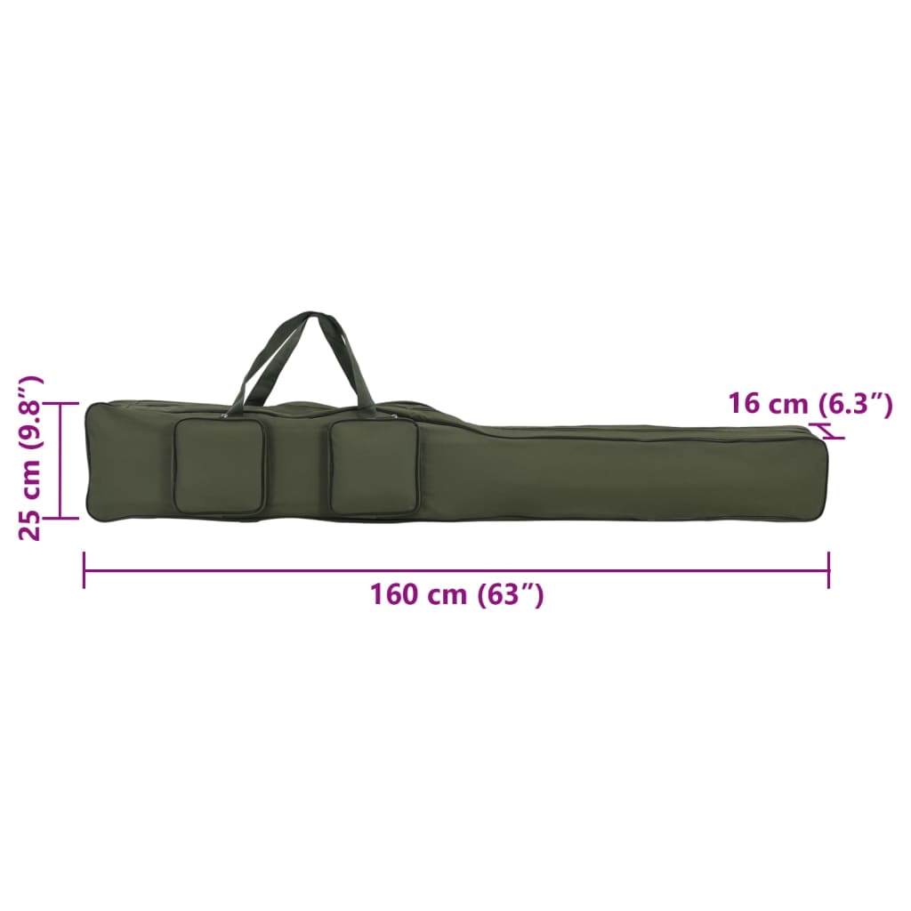 stangtaske 160 cm oxfordstof mørkegrøn