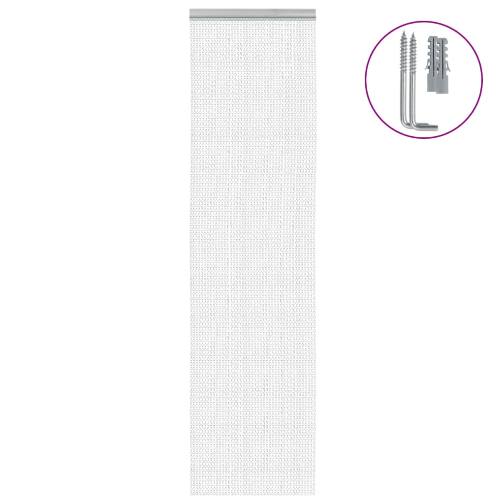 insektskærm til dør 56x202 cm aluminium