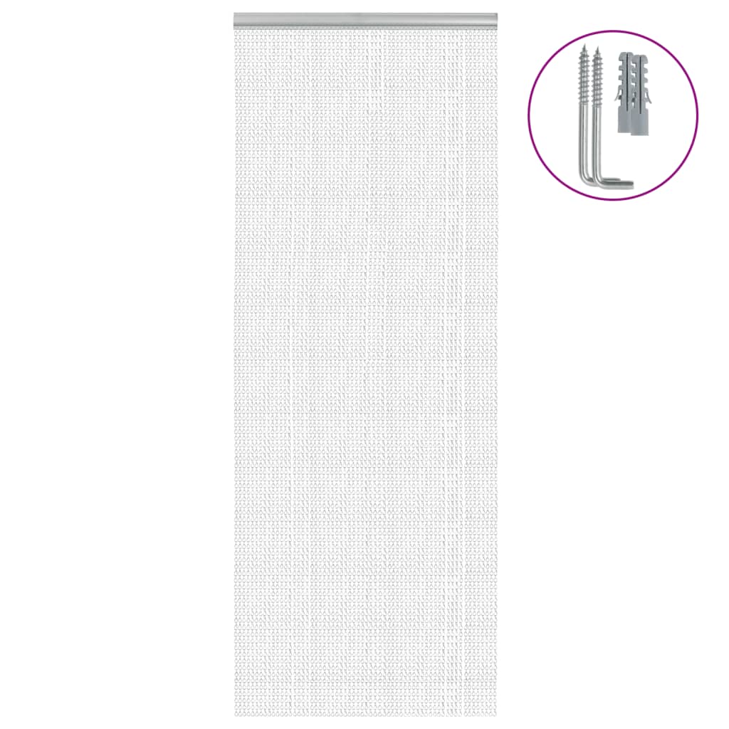 insektskærm til dør 80x201 cm aluminium