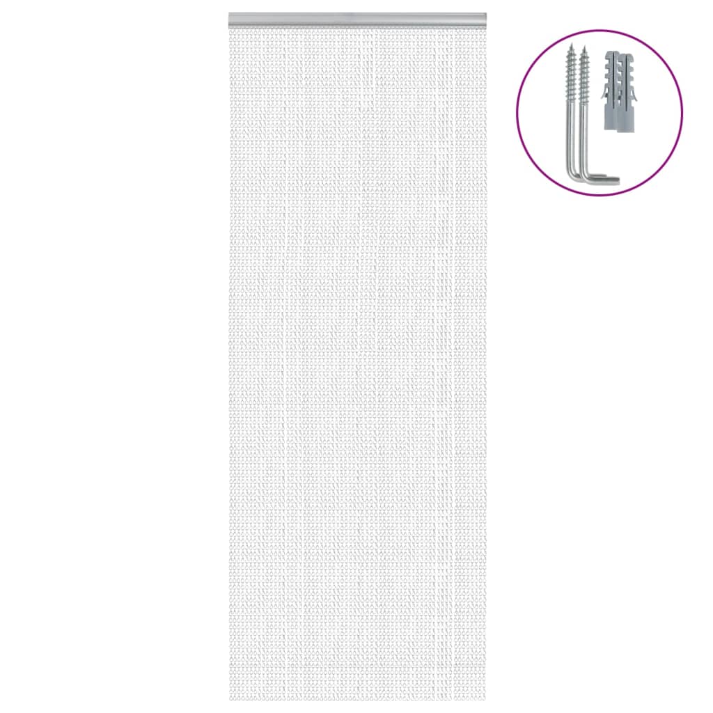 insektskærm til dør 80x221 cm aluminium
