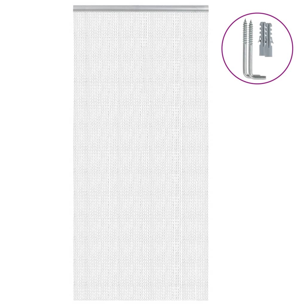 insektskærm til dør 100x200 cm aluminium