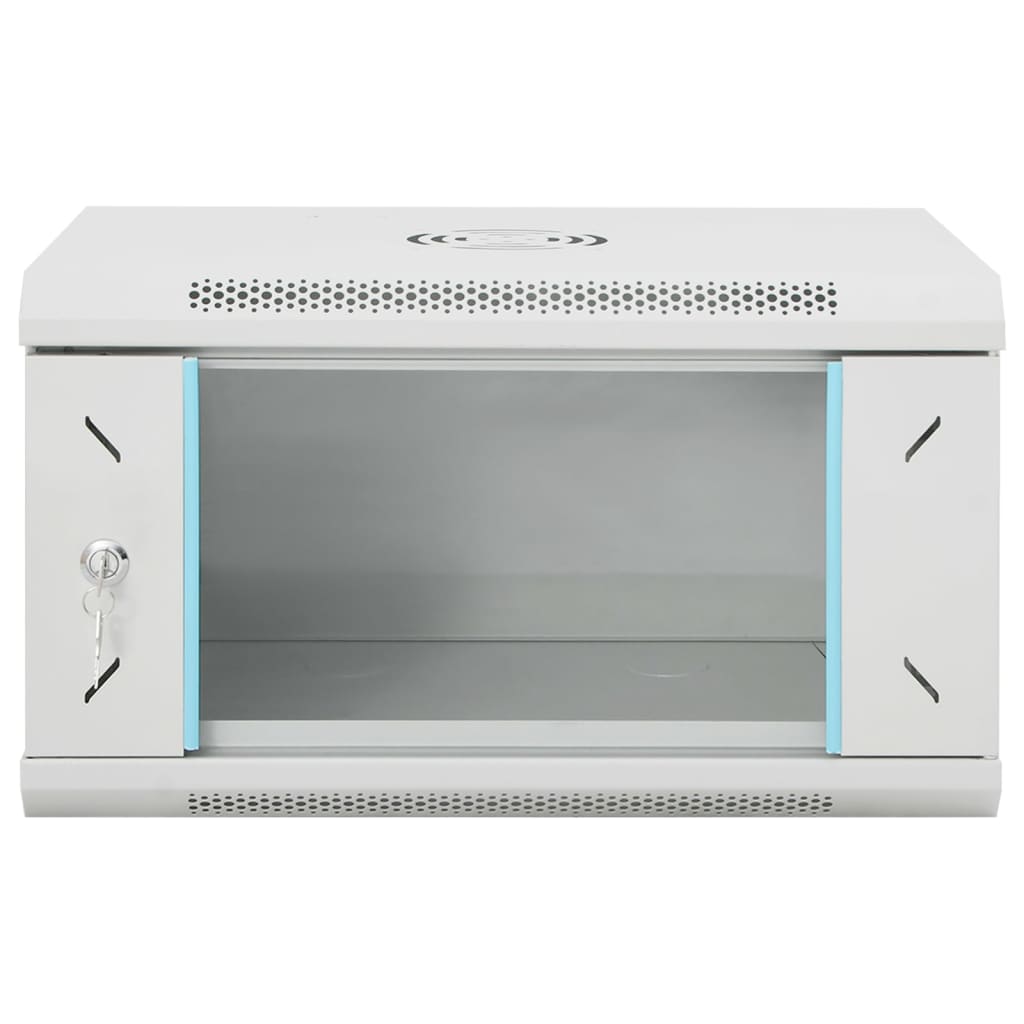 6U vægmonteret netværksskab 19" IP20 53x40x30 cm