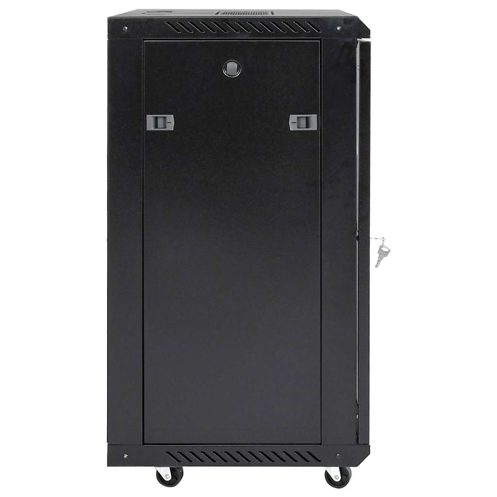 15U netværksskab med drejefødder 19" IP20 60x45x86 cm