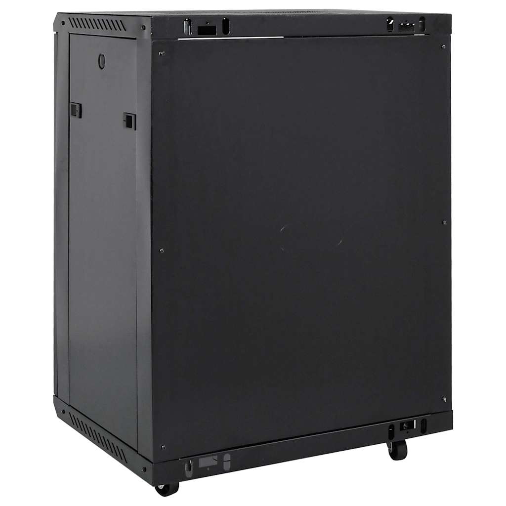 15U netværksskab med drejefødder 19" IP20 60x45x86 cm
