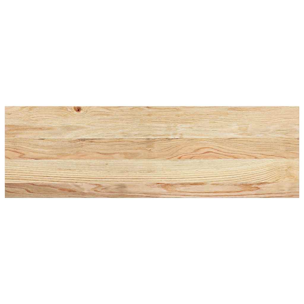 trappemåtter 4 stk ubehandlet 80x25x2 cm massivt egetræ