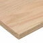 trappemåtter 4 stk ubehandlet 90x30x2 cm massivt egetræ