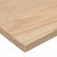 trappemåtter 4 stk ubehandlet 120x30x2 cm massivt egetræ
