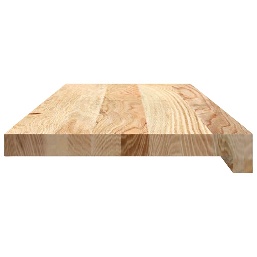 trappemåtter 8 stk ubehandlet 70x25x2 cm massivt egetræ