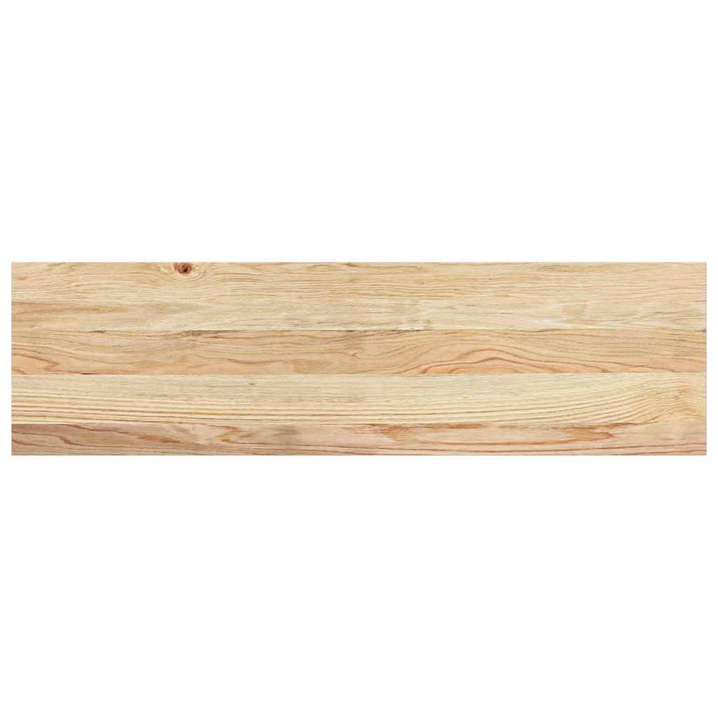 trappemåtter 8 stk ubehandlet 90x25x2 cm massivt egetræ