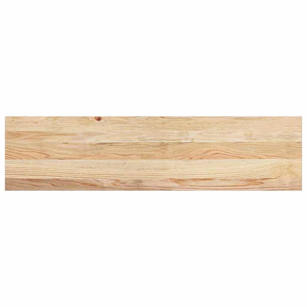 trappemåtter 8 stk ubehandlet 100x30x2 cm massivt egetræ