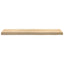 trappemåtter 8 stk ubehandlet 100x30x2 cm massivt egetræ