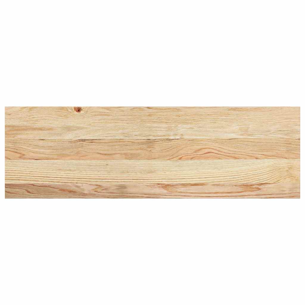 trappemåtter 12 stk ubehandlet 80x25x2 cm massivt egetræ