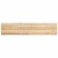trappemåtter 12 stk ubehandlet 120x25x2 cm massivt egetræ