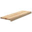 trappemåtter 12 stk ubehandlet 80x30x2 cm massivt egetræ