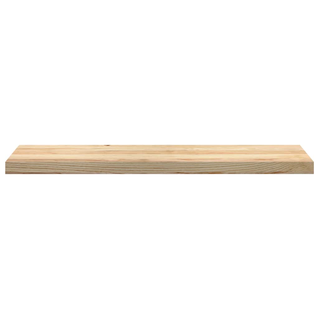 trappemåtter 12 stk ubehandlet 100x30x2 cm massivt egetræ