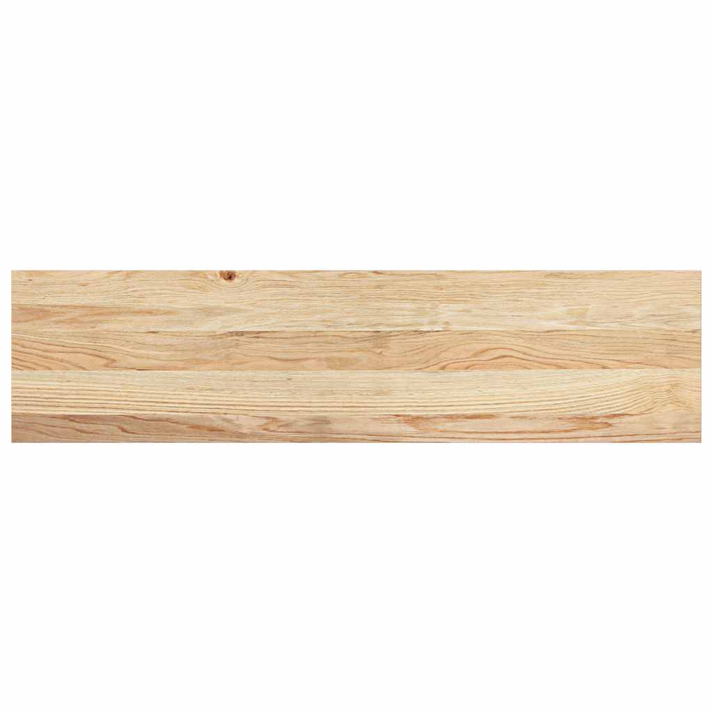 trappemåtter 16 stk ubehandlet 100x25x2 cm massivt egetræ