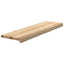 trappemåtter 16 stk ubehandlet 90x30x2 cm massivt egetræ