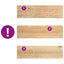 trappemåtter 16 stk ubehandlet 90x30x2 cm massivt egetræ